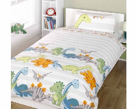Generic Dinosaurs Natural Junior Duvet Cover and