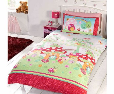Generic Enchanted Garden Single Duvet Cover and