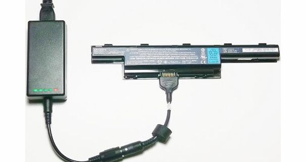 External (Standalone) Laptop Battery Charger for Acer Aspire E1-531 Series - Charges your battery outside the laptop