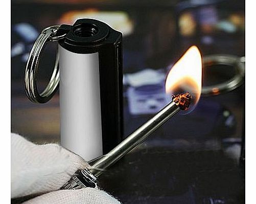 Generic GadgetpoolUK PERMANENT METAL MATCH BOX LIGHTER Gadget Gift Key-Ring