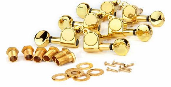 Generic Gold Guitar String Tuning Pegs Machine Heads 3L and 3R