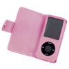iPod Nano 4G Leather Wallet Case - Pink