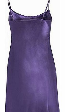 Generic Ladies Satin Silk-Feel Chemise Nightie