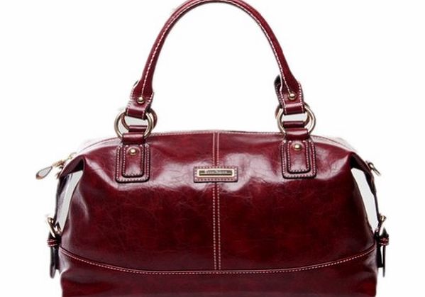 Generic Leather Luxury Vintage Tote Retro Hobo Classic Handbag (Red)