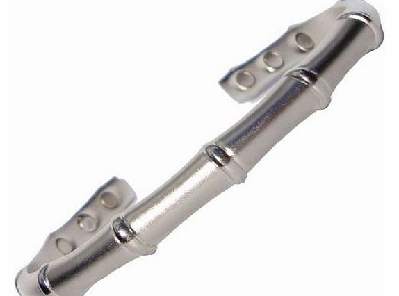 Generic Magnetic Bamboo Design Bangle - Magnetic Therapy Bracelet (Silver)
