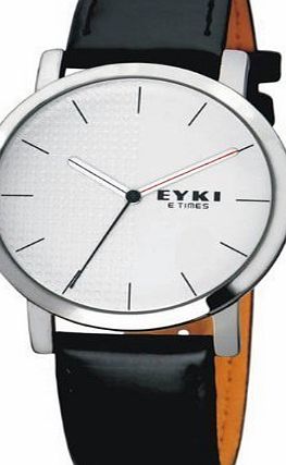 Generic Mans Vintage PU Leather Band Quartz Wrist Watch Color White