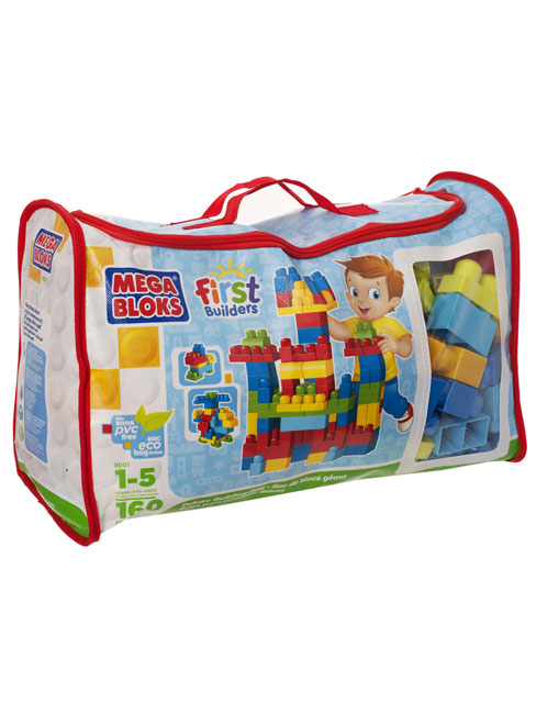 Generic Mega Bloks Deluxe Building Bag - 160 Blocks