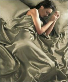 Generic Mink Satin Super King Duvet Cover, Fitted Sheet