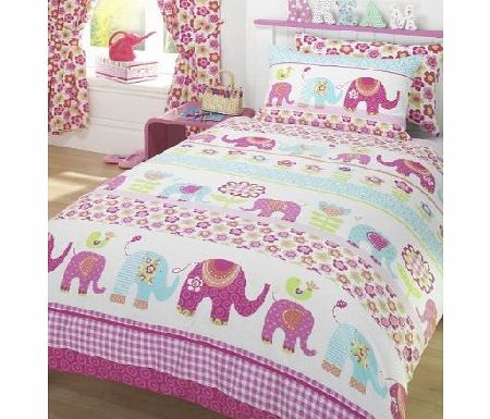 Generic Nellie Elephant Single Duvet Cover and