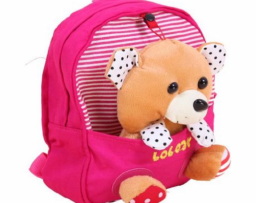 Generic New Backpack Bear Kids Children Bag For Boys Girls Baby Backpack ZooSchoolbags Lunch Box Backpack