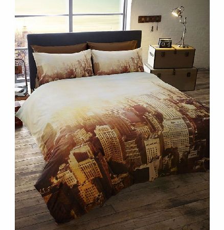 Generic New York City Scape Double Duvet Cover and