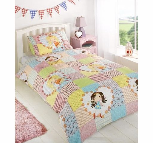 Patchwork Fairy Single Duvet Cover and