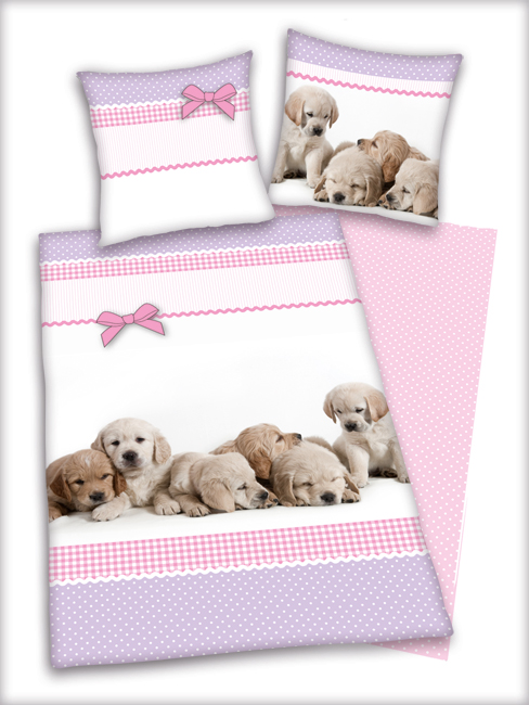 Generic Puppies Duvet Cover and Pillowcase Set