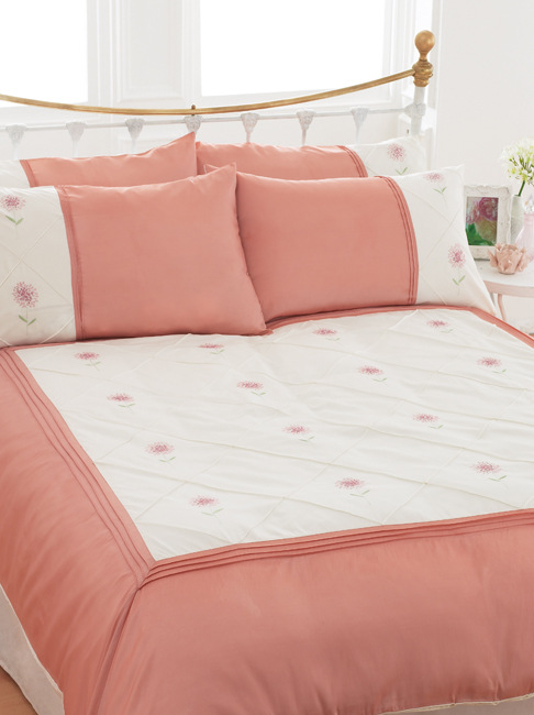 Generic Riva Summertime Pink King Size Duvet Cover and 2
