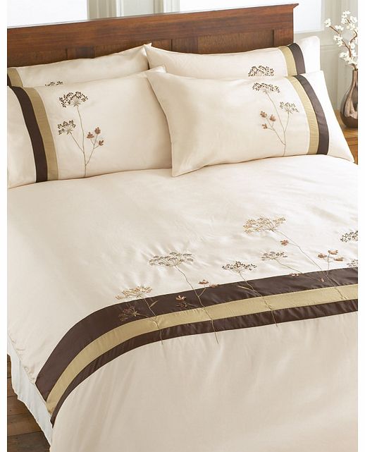 Generic Riva Windermere Cream Double Duvet Cover and 2