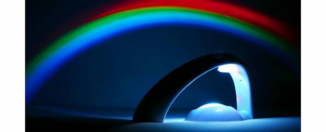 Generic Romantic LED Rainbow Projector Night Light Lamp