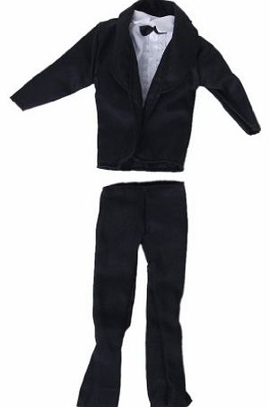 Set of 3pcs Prince Doll Suit Clothes---Coat+T-shirt+Pant