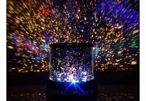 Star Master Colorful Starry Night Cosmos Projector Bed Side Lamp