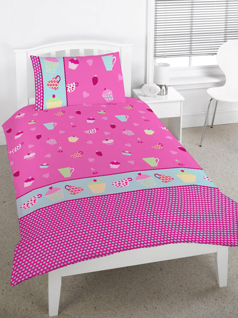 Tea Party Single Duvet Cover and