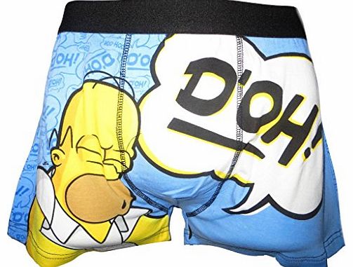 The Simpsons Homer Mens 1 Pack Boxer Shorts Trunks Size Large