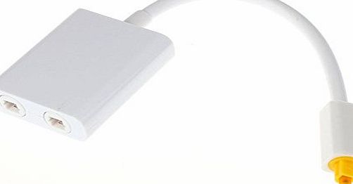 Generic Toslink Digital Optical Audio Splitter Adapter 1 in 2 Out
