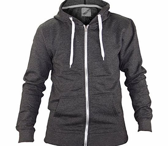 Generic Unisex American Plain Hoody Charcoal Year 11-12