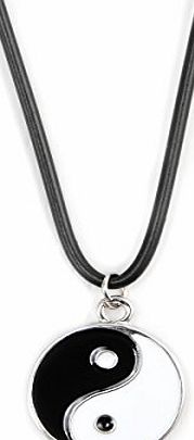 Generic Vintage Style Silver Necklace Retro Choker Jewellery Black Leather Cord Charming Pendant For Women Men - Tree of Life