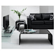 Geneva Glass Tv Unit, Clear glass