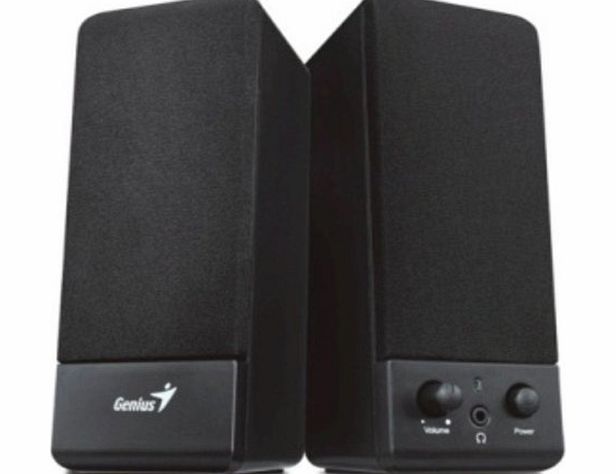 Genius SP-S110 1 Watt Speakers - Black