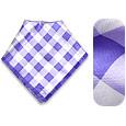 Genny Violet and White Bandana