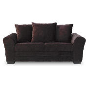 Genoa sofa regular, chocolate