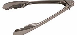 Genware Stainless Steel All Purpose Tongs 9``/22.9cm