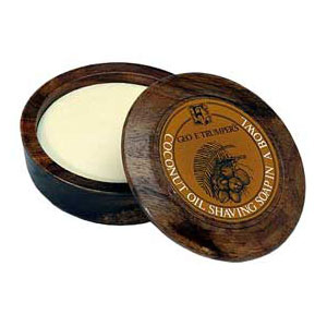 Geo F Trumper Wooden Shave Bowl - Coconut (Sensitive/Dry Skin)
