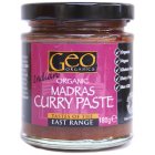 Geo Organics Geo-Organics Organic Madras Curry Paste 180g