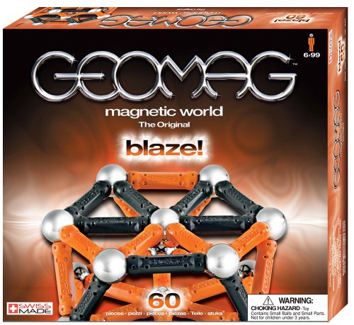 Geomag Blaze Orange/Black 60pcs