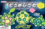Geomag Glow in the Dark 180 Piece Box Set ~ Geomag the Original Magnetic World