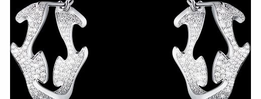Georg Jensen 18ct White Gold Fusion Diamond Pave