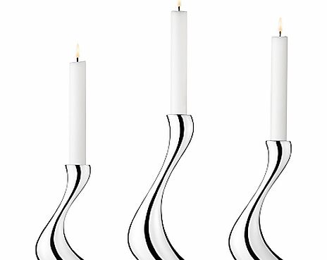 Georg Jensen Cobra Candlestick, Set of 3