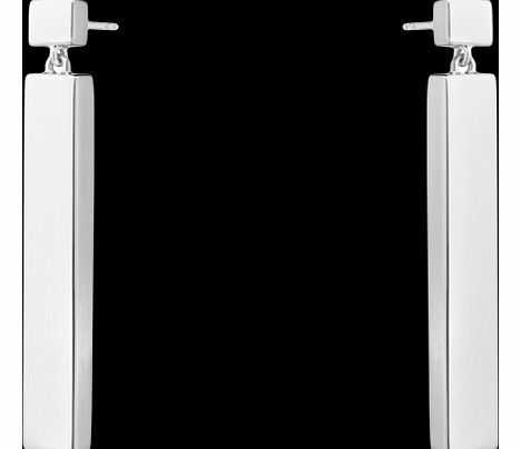 Georg Jensen Silver Aria Bar Drop Earrings 3537825