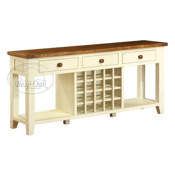 georgia Painted 3 Drawer Wine and Sofa Table in