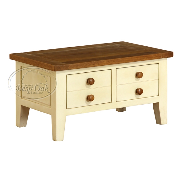 georgia Painted Small 2 Drawer Coffee Table -