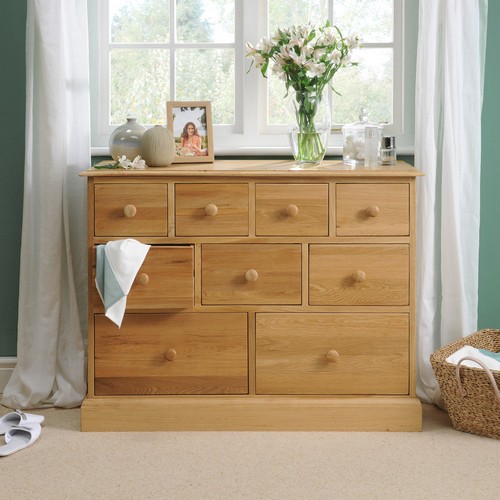 Georgian Oak 4 3 2 Chest of Drawers 1001.035