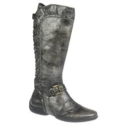 Geox Female Kink 75 Leather Upper Textile/Leather Lining Casual in Black