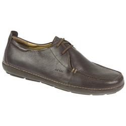 Geox Male Esteban Leather Upper Leather Lining in Brown