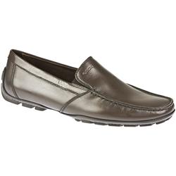 Male MONET Leather Upper Leather Lining in Black, Coffee