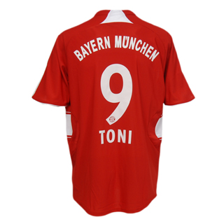Adidas 08-09 Bayern Munich home (Toni 9)