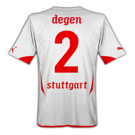 German teams Puma 2010-11 VFB Stuttgart Puma Home Shirt (Degen 2)