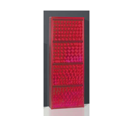 Germania Adena 4 Drawer Shoe Cabinet in Red