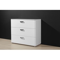 Germania Gyras 3 Drawer Chest in White High Gloss