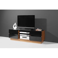 Germania Gyras TV Unit in Walnut and Black